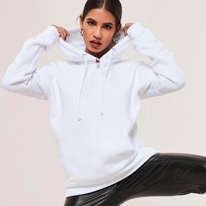 Missguided White Hoodie